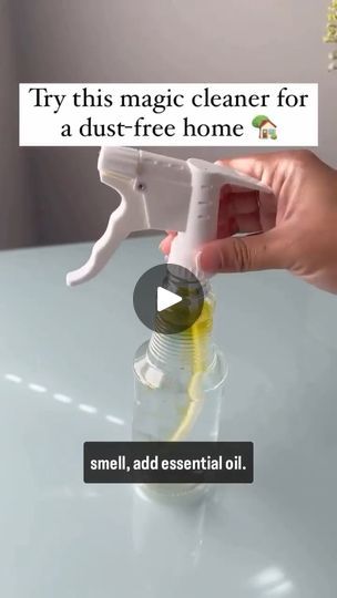 12K views · 85 reactions | Try this magic cleaner for a dust free home 🏡😀✨

Enjoy a 20% discount 💰on all our cleaning services for a limited time only! Whether it's residential... | By Glisten Cleaning Services | Facebook Dusting Solution, Dust Free Home, Magic Cleaner, Diy Cleanser, Miracle Cleaner, Dusting Spray, Tidy House, Housekeeping Tips, 50k Views