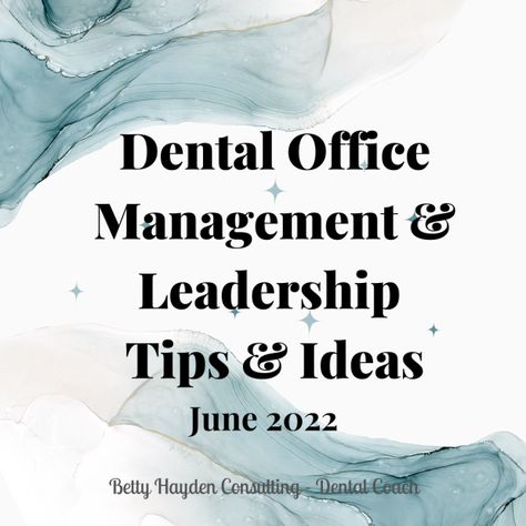 Dental Office Open House Ideas, Lead Dental Assistant, Organization Ideas For Dental Office, Marketing Ideas For Dental Office, Dental Office Manager Organization, Dental Office Manager Tips, Medical Office Organization, Dental Office Organization Ideas, Dental Office Manager