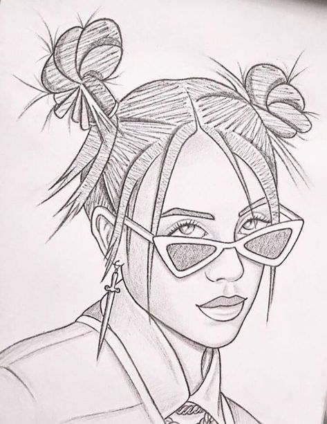 Billi Eilish Sketches, Billi Eilish Drawings, Billie Elish Drawing Sketch, Billie Eilish Art Painting, Billie Eilish Dessin, Drawing Ideas Billie Eilish, Billie Eilish Drawing Ideas, How To Draw Billie Eilish, Billie Eilish Art Drawings