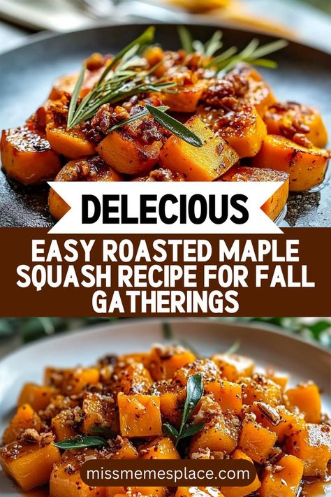 Butternut Squash Recipies, Maple Squash, Butternut Squash Dinner, Maple Butternut Squash, Roasted Squash Recipes, Butternut Squash Recipe, Recipe For Fall, Seasonal Cooking, Squash Recipe