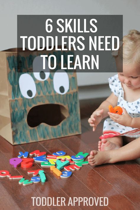 6 Skills Toddlers Need to Learn - Toddler Approved Toddler Skills, Parenting Resources, Toddler Development, Parenting Toddlers, Toddler Play, Toddler Learning Activities, Toddler Fun, Toddler Learning, Baby Milestones