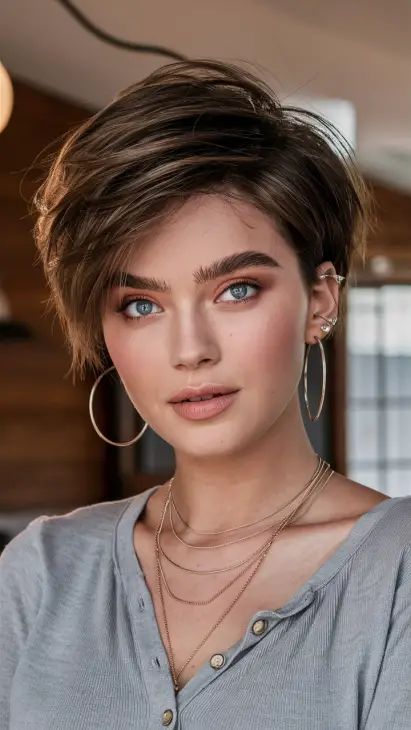 20 Asymmetrical Pixie Haircuts for 2025: Edgy Styles, Undercuts & Long Bang Ideas Asymmetrical Pixie Edgy, Asymmetrical Pixie Bob, Bang Ideas, Asymmetrical Pixie Haircut, Asymmetrical Pixie Cuts, Bob Cuts, Edgy Pixie Cuts, Asymmetrical Pixie, Edgy Pixie