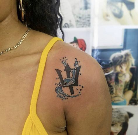 Bajan Tattoo Ideas, Trinidadian Tattoos, Barbados Tattoo Ideas, Trinidad Tattoo Design, Bahamian Tattoo Ideas, Barbados Tattoo, Barbados Trident Tattoo, Trinidad And Tobago Tattoo, Pride Of Barbados Tattoo