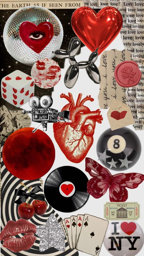 Valentines Collage, Valentine Collage, Heart Collage, Valentines, Collage, Iphone, Valentine's Day