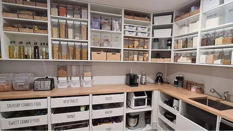 Organized Pantry, Butler’s Pantry, Home Edit, Butlers Pantry, The Home Edit, Butler Pantry, Home Organisation, Butler's Pantry, Pantry Design