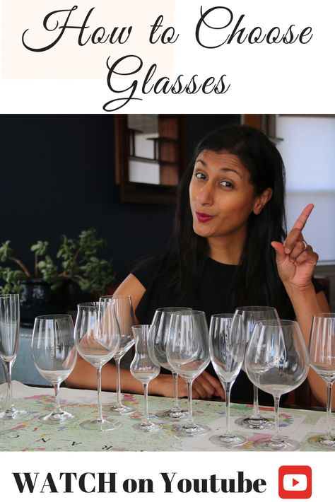 Want to know what kind of wine glass to use to enjoy your wine tasting the most? Crystal or glass, the wine glass shape and even Riedel wine glasses may make a difference. Come watch and I will help you find the perfect glass for your sipping pleasure! Riedel Wine Glasses, Fun Wine Glasses, Wine Expert, Wine Education, Girls Night Party, White Wine Glasses, Crystal Wine Glasses, Red Wine Glasses, Types Of Wine