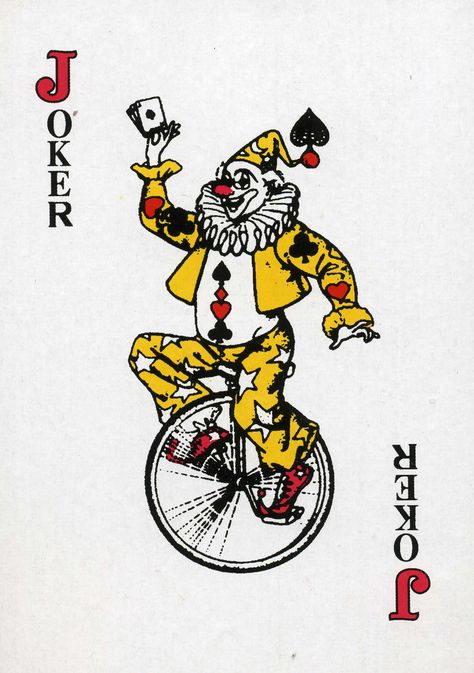 https://flic.kr/p/cyPogC | File Photo188 Steampunk Circus, Joker Photos, Joker Playing Card, Playing Cards Art, Joker Card, Send In The Clowns, Pin Up Tattoos, Samurai Armor, Unicycle