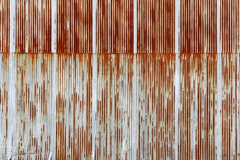 Texture Of Rusty Corrugated Metal Sheet, Galvanized Iron Plate Stock Image - Image of corrugated, roof: 67140291 Metal Sheet Texture, Rusty Corrugated Metal, Roof Fence, Corrugated Roof, Stone Wall Texture, Weather Models, Scale Model Ships, Galvanized Sheet, Iron Plate