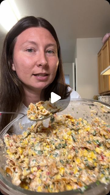 Chilli Cheese Frito Corn Salad, Viral Frito Corn Salad, Chili Cheese Frito Corn Salad, Corn Frito Salad, Good Eats Recipes, Salad With Chips, Frito Dip, Frito Corn Salad Recipe, Frito Recipes