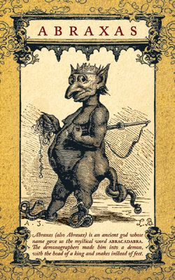 Daemon-Tarot-1 Gotik Tattoo, Devil Art, Evil Demons, Occult Symbols, Legends And Myths, Esoteric Art, Occult Art, Money Spells, Dark Shadows