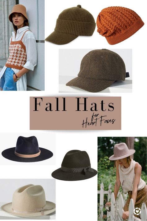 Fall 2022 Hats, Hats For Heart Shaped Face, Fall Hats 2023, Hat For Round Face Shape, How To Wear A Hat, Rancher Hats, Fall Hats For Women, Hat Fashion Women, Cowboy Hat Styles