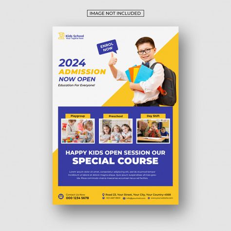 Educational Flyer, Photoshoot Video, School Admissions, Creative Graphics, Education School, Social Media Design Inspiration, Media Sosial, Catalog Design, Ads Creative