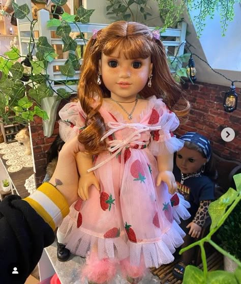 American Doll Aesthetic, Coquette American Girl Doll, American Girl Dolls Aesthetic, Ag Doll Hairstyles, American Girl Doll Aesthetic, American Doll House, Muñeca Baby Alive, American Girl Doll Sets, All American Girl Dolls