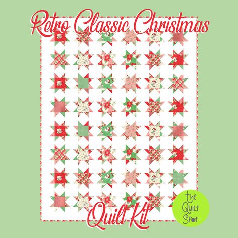 Swell Christmas, Santa Quilt, Christmas Quilting Projects, Christmas Quilting, Christmas Sewing Projects, Modern Fabrics, Alexander Henry, Amy Butler, Halloween Quilts