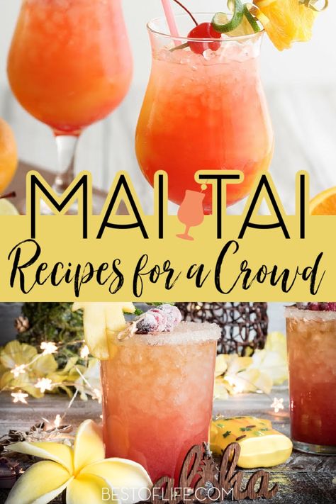 Luau Party Punch Alcohol, Luau Alcoholic Punch, Beach Pitcher Drinks, Pitcher Recipes Alcoholic, Alcoholic Drink Pitcher, Pitchers Of Alcoholic Drinks, Summer Alcoholic Drinks Pitcher, Luau Punch Alcohol, Virgin Mai Tai Recipe