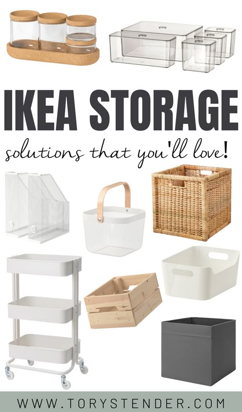 MY FAVOURITE IKEA STORAGE SOLUTIONS - Tory Stender Ikea Small Storage Ideas, Small Office Space Ikea, Ikea Kuggis Storage Ideas, Kuggis Ikea Storage Ideas, Best Of Ikea 2023, Best Ikea Finds 2023, Risatorp Basket Ikea Hacks, Ikea Must Haves 2022, Ikea Essentials