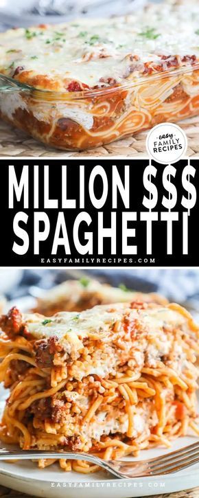 Million Dollar Spaghetti For 2, Million Dollar Spaghetti Six Sisters, Million Dollar Spaghetti Pioneer Woman, Spaghetti Hamburger Recipes, Million Dollar Spaghetti With Meatballs, Million Dollar Spaghetti Freezer Meal, Lazy Spaghetti Recipe, Spaghetti With Hamburger Meat, Gluten Free Million Dollar Spaghetti