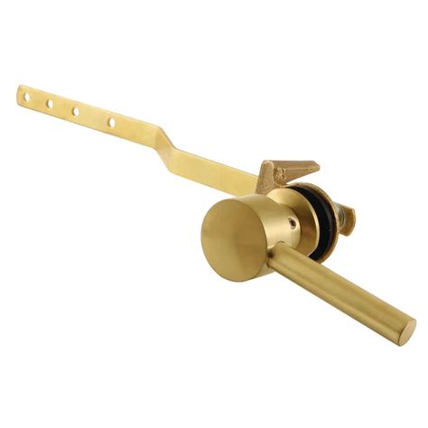 Kingston Brass Concord Toilet Tank Lever & Reviews | Wayfair Toilet Flush Handle, Flush Handle, Gold Toilet, Toilet Handle, Toilet Flush, Bidet Toilet, Toilet Tank, Metal Cross, Black Oil