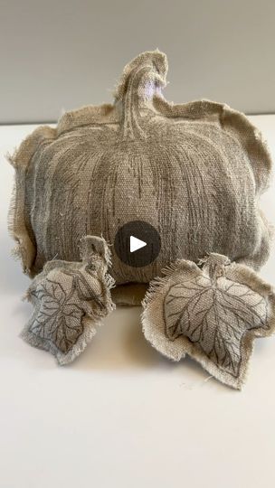 Drop Cloth Pumpkin DIY | Drop Cloth Pumpkin DIY | By Scrappy's RusticsFacebook Pumpkin Diy, Diy Pumpkin, Drop Cloth