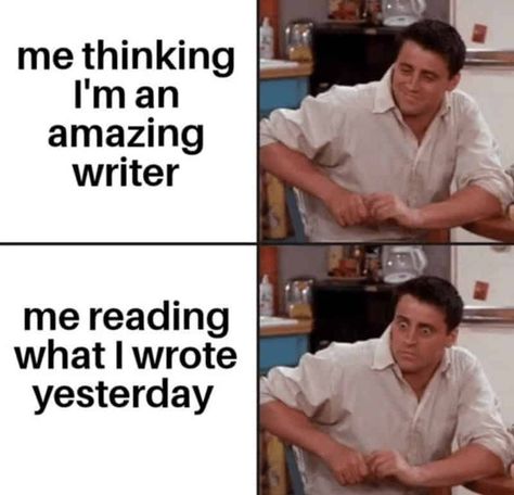 35 Relatable Writing Memes For Struggling Authors Battling The Blank Page Writer Problems, Writer Memes, Writer Humor, Writing Humor, Starting A Book, Writing Memes, Book Writer, Book Writing Tips, Funny True Quotes