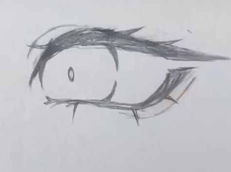 Eye drawing How To Draw Easy Bodies, Drawn Eyes Anime, Eyes Drawing Looking Up, How To Draw Scared Eyes, Lazy Eye Drawing, How To Draw Happy Eyes, Dizzy Eyes Drawing, Yandere Eyes Drawing, How To Draw A Smile With Teeth