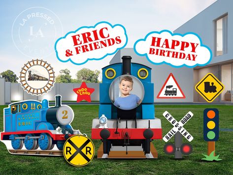 Excited to share the latest addition to my #etsy shop: Thomas the Train & Friends Birthday Party Cutouts, Thomas Birthday Signs, Thomas and Friends Invitation Signs, Thomas and Friends Backdrop #birthday #birthdayphotoprop #cutoutframe #photoboothprop #thomasthetrain #trainconductor #traintheme #selfieframe Thomas And Friends Invitation, Friends Backdrop, Friends Invitation, Thomas Party, Train Theme Birthday Party, Train Invitation, Thomas The Train Party, Friends Birthday Party, Thomas And His Friends