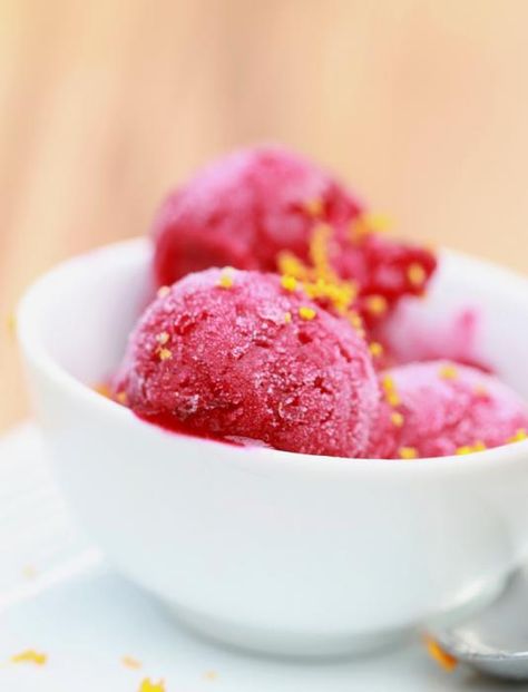 Cranberry Sorbet, Original Desserts, Ginger Sorbet, Toaster Oven Pans, Stove Top Grill, Sorbet Recipe, White Cranberry Juice, Coffee Center, Sorbet Recipes