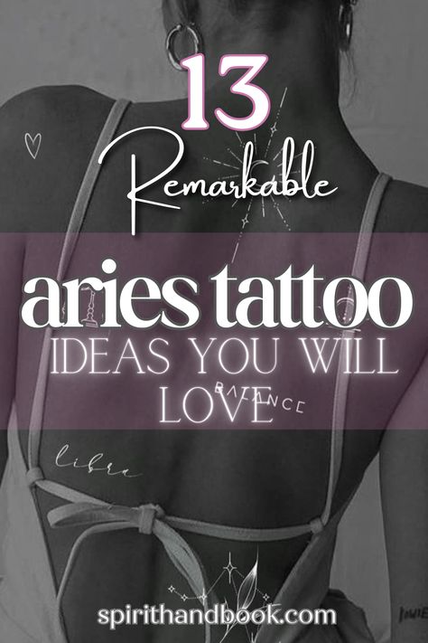 13 Remarkable Aries Tattoo Ideas You Will LOVE - Spirithandbook Pretty Zodiac Signs, Line Tattoo Ideas Female, First Tattoo Tips, Female Energy Tattoo, Aries Tattoo Designs, Manifestation Guide, Boho Tattoo, Aries Tattoos, 2024 Tattoo