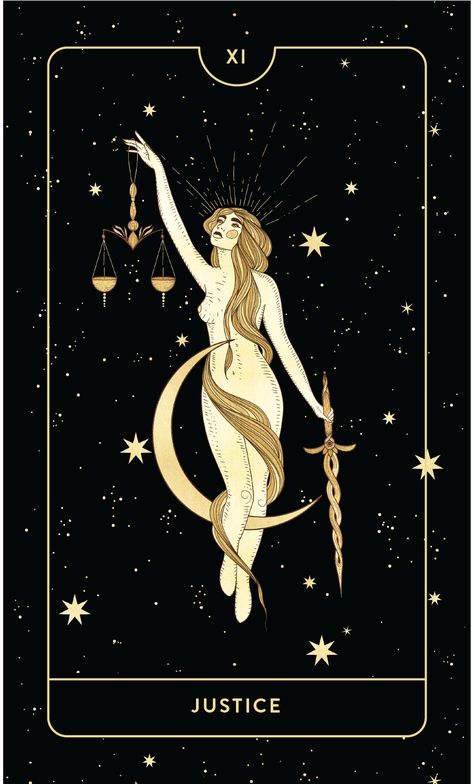 Divine Feminine Tarot – Cocorrina Divine Feminine Tarot, Tarot Cards Art Illustration, Justice Tarot, Tarot Card Tattoo, Tarot Tattoo, Tarot Magic, Tarot Guide, Lady Justice, Tarot Meanings