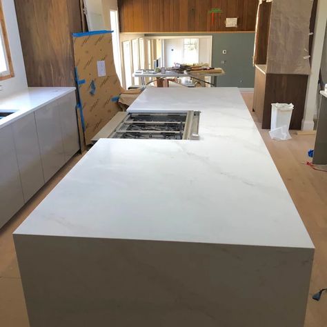 Silestone Eternal Calacatta Gold Countertops - Modern - Kitchen - Baltimore - by Jeffress Stone | Houzz Silestone Eternal Calacatta Gold, Gold Countertops, Calacatta Gold Kitchen, Silestone Calacatta Gold, Calacatta Gold, Gold Kitchen, Baltimore, Modern Kitchen, Countertops