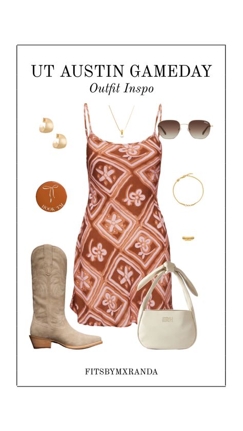 UT AUSTIN GAMEDAY OUTFIT | LTK IN BIO #outfitinspo #gameday #gamedayfit #gamedayoutfit #utaustin #texas Texas Gameday Outfit, Ou Outfits, Preppy Country, Gameday Fashion, Ut Austin, Concert Fits, Country Concerts, Country Concert, Gameday Outfit