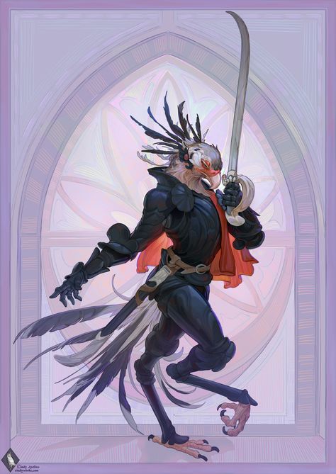 Bird People, Mtg Art, Video Game Characters, Fantasy Inspiration, Dnd Characters, Game Character, Fantasy Character Design, Dark Fantasy, Character Concept