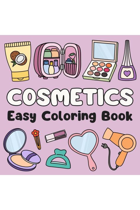 Cosmetics Easy Coloring Book: Cute & Simple Illustrations for All Ages (Easy Coloring Books) Christmas Fonts Alphabet, Coco Wyo, Christmas Fonts Free, Fonts Handwriting Alphabet, Simple Illustrations, Holiday Fonts, Christmas Typography, Easy Coloring, Gift Tags Diy