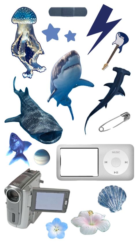 Marine Poster, Phone Cover Stickers, Blue Scrapbook, Cool Sharks, Bullet Journal Cover Ideas, Locker Decorations, Ju Jitsu, Blue Shark, Anime Artwork Wallpaper