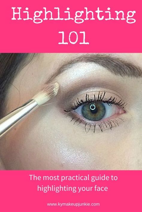 Where To Put Highlighter, Where To Highlight, Where To Apply Highlighter, Best Highlighter Makeup, Apply Highlighter, Applying Highlighter, Too Faced Highlighter, Pinterest Friends, Best Highlighter