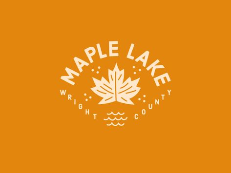 Lake Logo, Maple Leaf Logo, Theme Nature, Minimalist Business Logo, Leaf Logo, Online Logo, Minimalist Business, Logo Mark, Logo Design Creative