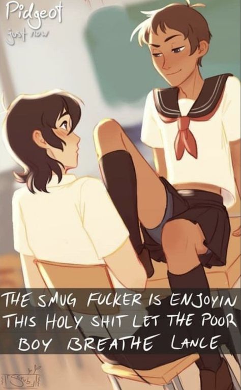 Klance Cute, Keith Lance, Klance Fanart, Klance Comics, Voltron Funny, Voltron Comics, Gay Comics, Voltron Ships, Voltron Fanart