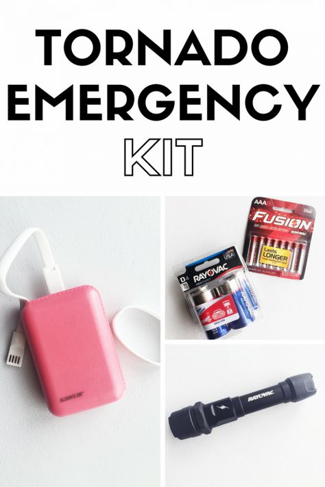 What You Need for a Tornado Emergency Kit! Tornado Preparedness Kit, Tornado Preparedness, Emergency Prepping, Disaster Preparedness, Emergency Kit, Survival Kit, Tornado, Pin Collection, Make It Simple