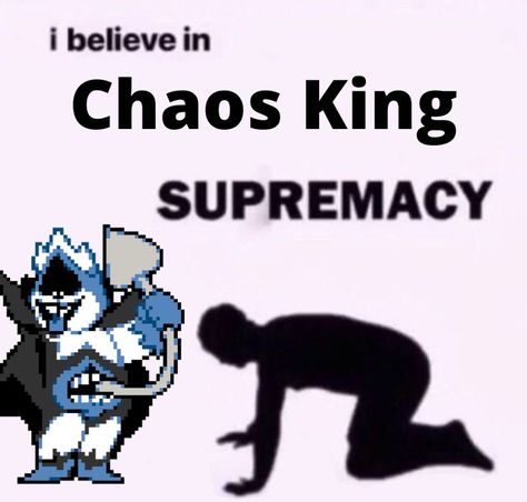 King Deltarune, Chaos King, King Of Spades, Gaming Memes, I Can Relate, Looking Back, Memes