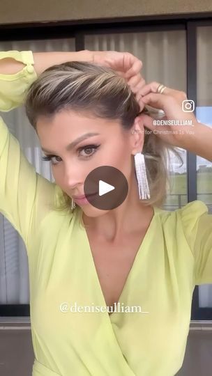 Short Hair Updo Tutorial, Easy Hairstyles For Thick Hair, Easy Hairdos, Simple Hairstyles, Easy Hair Updos, Hairdos For Short Hair, Peinados Fáciles Para Cabello Corto, Hair Up Styles, Hair Ponytail Styles