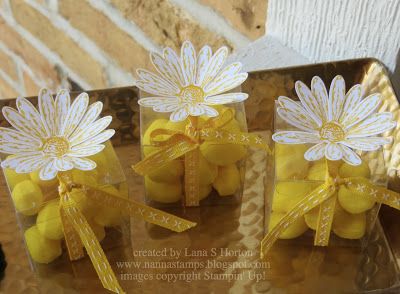 Daisy Party Favor Ideas, Daisy Favors, Daisy Award, Flower Birthday Party, Daisy Party, Birthday Giveaways, Founders Day, Birthday Flowers, Birthday Favors