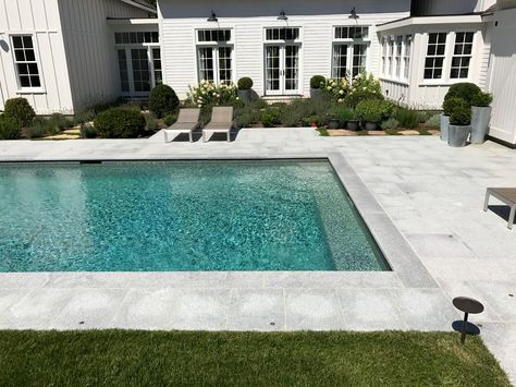 French Gray Plaster Pool, French Grey Pebble Sheen Pool, Grey Pool, Granite Patio, Pool Plaster, French Gray, Grey Granite, French Grey, Martha's Vineyard