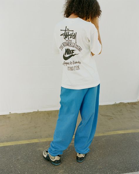 Nike Air Penny, Stussy Nike, Nike Essentials, Heavy Knit Sweater, Classic Sportswear, Another Round, Cotton Sweatpants, Black Knit Sweater, Blue Sweatshirt