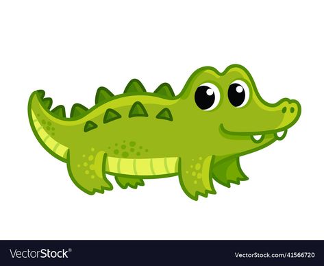 Drawing Of Crocodile, Crocodile Cartoon Cute, Animal Cartoon Drawings, Cute Crocodile Drawing, Cute Alligator Drawing, Cute Crocodile Illustration, Alligator Cartoon, Crocodile Cute, Crocodile Pictures