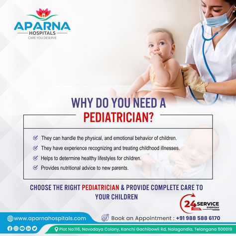 👶 Expert pediatric services for monitoring your child's growth and well-being. 🌈 Caring and supportive environment for your child's health journey. 🌐 Prioritize your child's development with the best pediatric services. 📅 Schedule a consultation today for comprehensive care. 📲 Contact us at +91 988 588 6170 . . #aparnahospitals #pediatrics #pediatrician #pediatricdentistry #pediatricchiropractor #childrenhospital #pediatriccare #pediatriccancerawareness #childdevelopment Pediatric Doctor, Healthcare Ads, Happy Birthday Invitation Card, Princess Quotes, Pediatric Care, Baba Image, Preventative Health, Best Hospitals, Pediatric Nursing