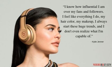 Makeup Quotes Beauty, Kendall Jenner Quotes, Kylie Jenner Quotes, Kylie Kenner, Dangerous Quotes, Stile Kylie Jenner, Kylie Baby, Grunge Quotes, Jenner Makeup