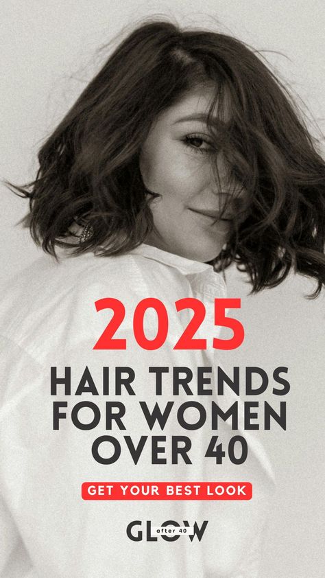 I share my favorite 2025 hair trends for women over 40. These are the best 2025 haircuts and colors for women like shoulder length haircuts, long layers, butterfly haircut, mid length haircut and others))). Save this pin for fresh ideas and inspiration so you can you look and feel confident at 40+ ! #2025hairtrends Hair For Woman In 40's, Mid Length Hair For Women In Their 40's, Hair Trends For 2024 For Women, Short Haircuts For Women Over 40 2024, Trending Hairstyles For Women 2025, Haircuts For 2025 Women, Hair Color For 2025 For Women, Age 40 Hairstyles, Long Hair After 40 Hairstyles