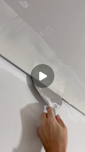 Refresh Home Improvements on Instagram: "🔗Full Tutorial Linked in our bio🔗
We used a @trimtex_drywall Z Bead to create a shadow reveal where the wall meets the ceiling. 
Do you like the look?
…
R
H
I
…
#drywall #homeimprovement #contractor #renovation #drywalltools #reels #howto #drywallfinisher" Refresh Home, Drywall Ceiling, Drywall Tools, Renovation Diy, Home Improvements, House Tiles, The Ceiling, Baseboards, Drywall