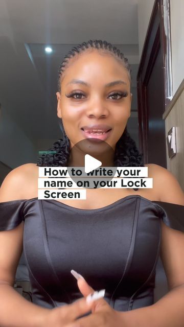 211K views · 6.8K likes | Comfort Nwosu on Instagram: "How to write your name on your IPhone’s Lock Screen.        #iphonetricks #iphone #ios #ios16 #apple #techtok #comfietech #samsung #capcut #whatsapp #android #ai #instagram #artificialintelligence #explore #africa #tech  #exploremore #explorepage" Iphone S, Write Your Name, Iphone Lockscreen, Phone Hacks, Iphone Hacks, Tech Tips, Iphone Screen, Smart Phones, School Hacks