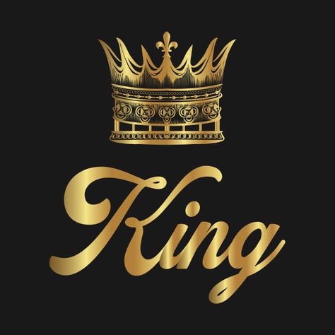 Gold Crowns, Crown Gold, Golden Crown, King Queen, Black Background, Crown, Queen, Lifestyle, T Shirts